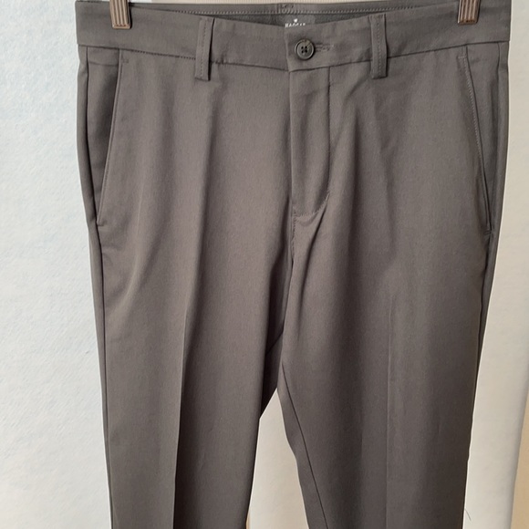Gray Haggar Straight Fit Dress Pants - Picture 8 of 12
